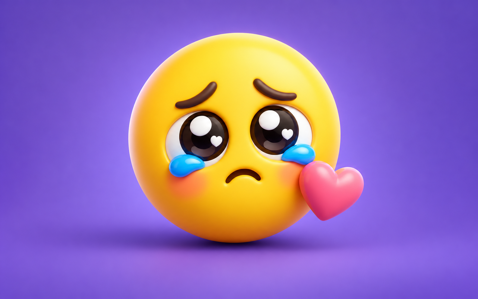 Crying Sticker Emoji illustration