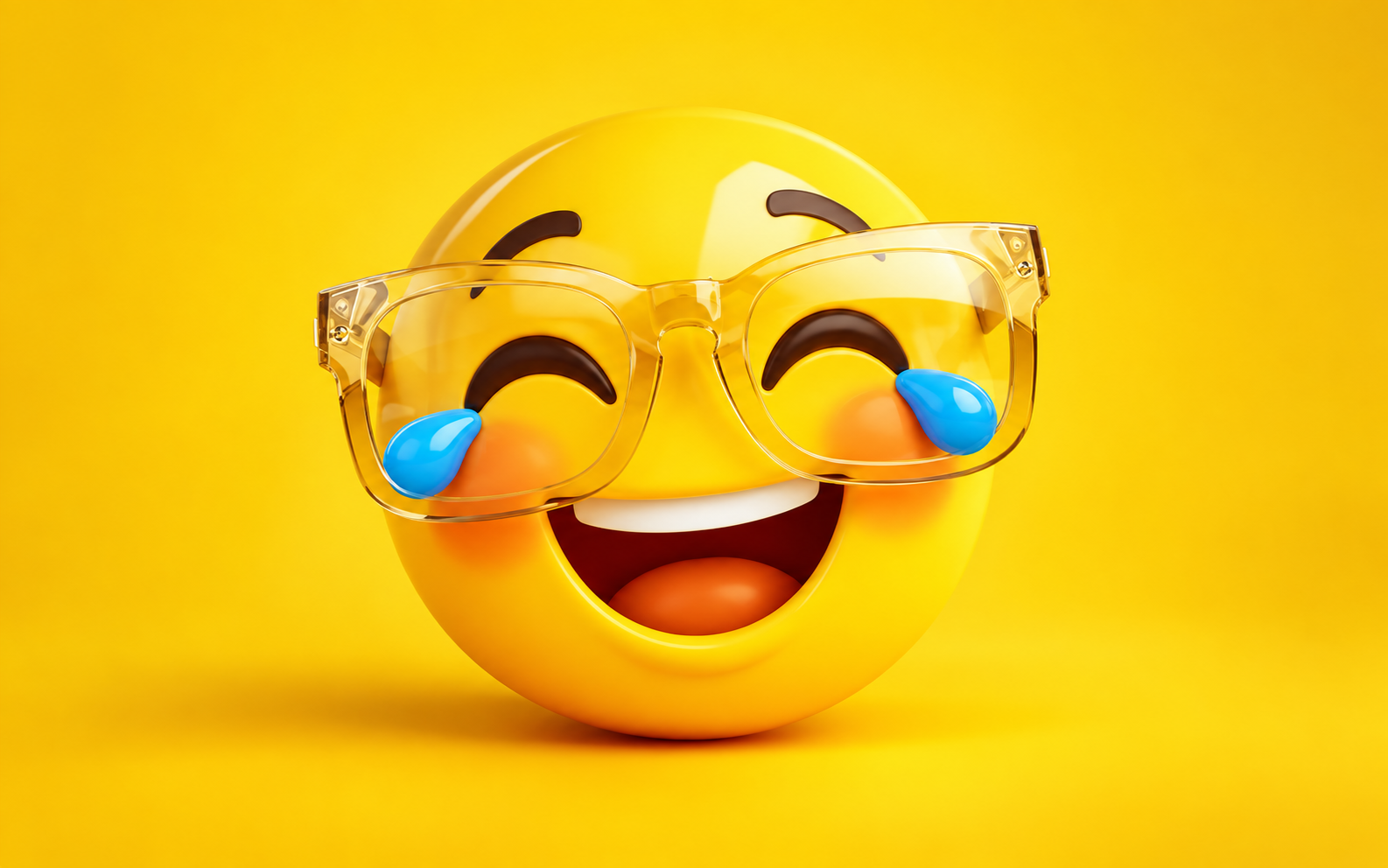 Laughing 3D Reaction illustration